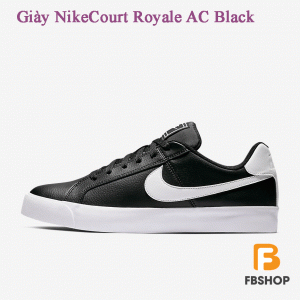 Giày NikeCourt Royale AC Black | Huyền Thoại Trên Những Con Phố