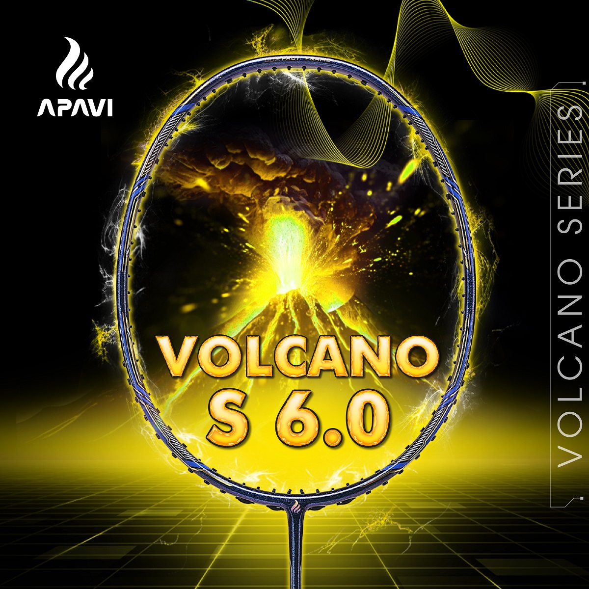 Vợt cầu lông Apavi Volcano S 6.0