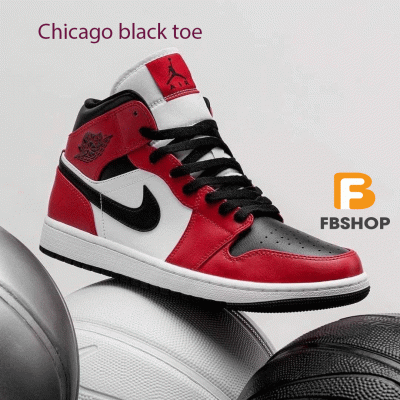 Giày Nike Chicago black toe chính hãng 
