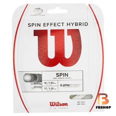 Dây cước tennis Wilson Spin Effect Hybird Set