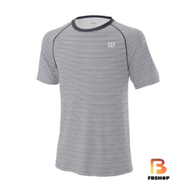Áo Tennis Wilson Mens Training Crew Grey