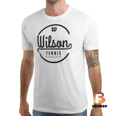 Áo Tennis Wilson Mens Lineage Tech White