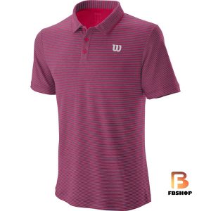 Áo Tennis Wilson Mens Training Polo Red | Cháy bỏng đam mê