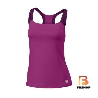 Áo Tennis Wilson Womens Core Classic Purple