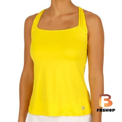 Áo Tennis Wilson Womens Core Classic Yellow