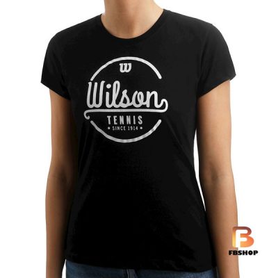 Áo Tennis Wilson Womens Lineage Tech Black