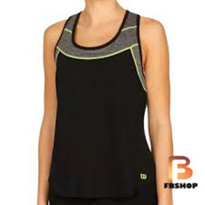 Áo Tennis Wilson Womens UWII Hybrid Black | Ngại gì nắng nóng