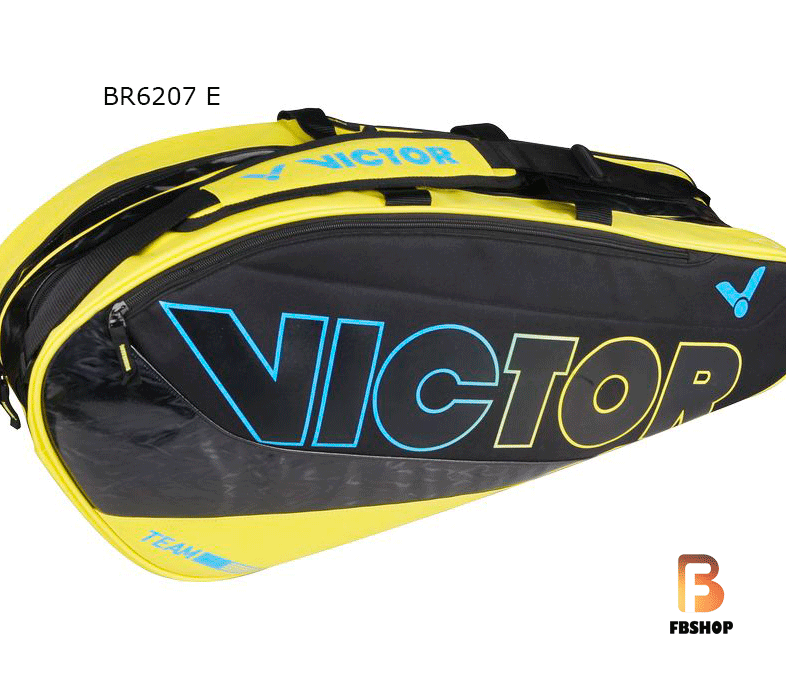 Bao vợt cầu lông victor br6207 - vàng đen 