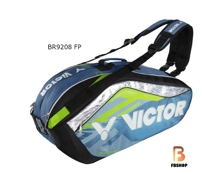 Bao vợt cầu lông victor br9208 - màu xanh 