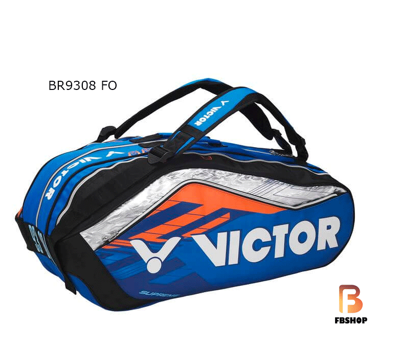 Bao vợt cầu lông victor br9308 - màu xanh cam 