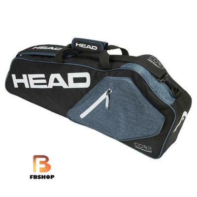 Bao vợt tennis Head Core 9R Supercombi Grey