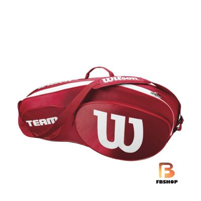 Bao vợt Tennis Wilson Team III 3 Pack Red