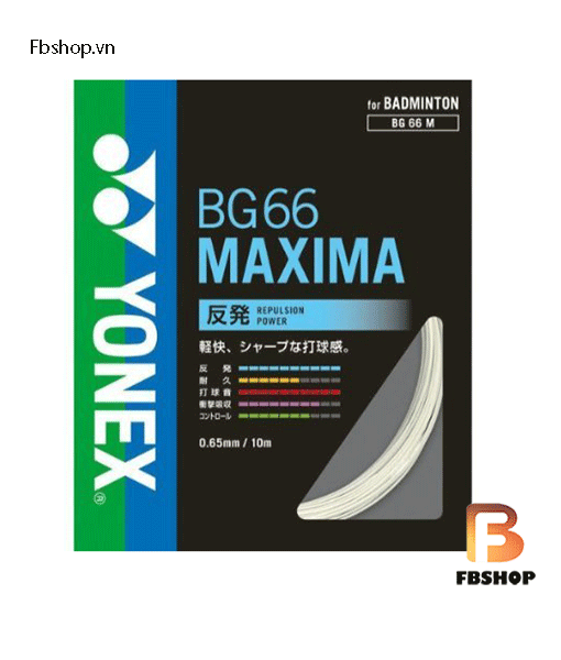 Cước đan vợt cầu lông Yonex BG66 MAXIMA JP