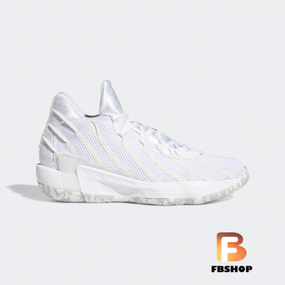 Giày Sneaker Adidas Dame 7 White