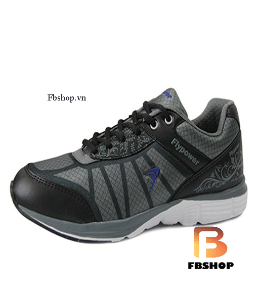 Giày chạy bộ Flypower Running Shoes Boko Black – Charcoal. 