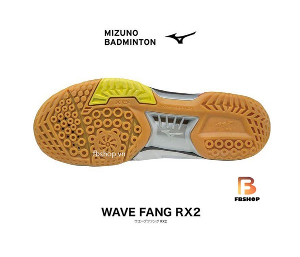Giày Mizuno Wave Fang RX 2 Trắng Đen 