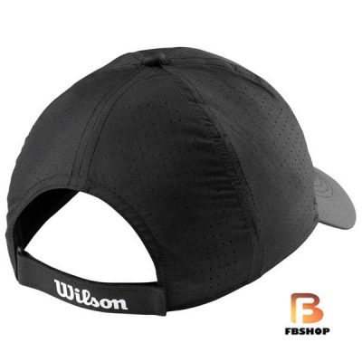Mũ Tennis Wilson Ultralight Black