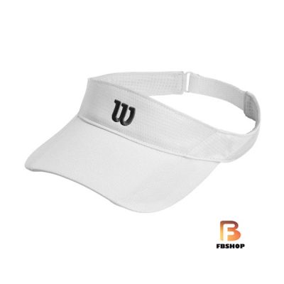 Mũ Tennis Wilson Visor Ultralight White