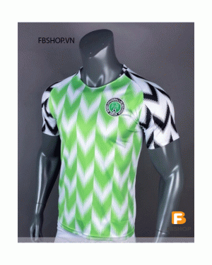 Áo Bóng Đá tuyển Nigeria xanh / sắc xanh nhẹ nhàng