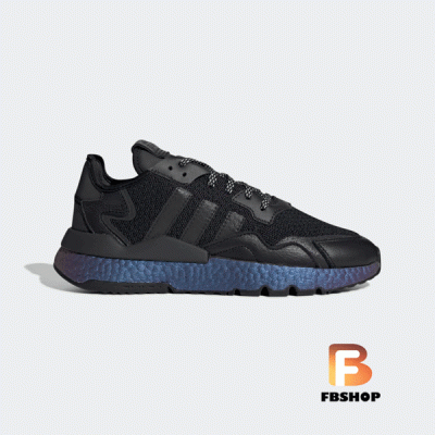 Giày Sneaker Adidas Nite Jogger Black Carbon