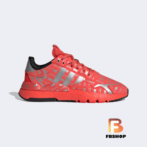 Giày Sneaker Adidas Nite Jogger Đỏ Bạc | Siêu phẩm mới nhất 2020