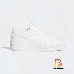 Giày Sneaker Adidas Nizza Platform White | Phiên bản dành cho nữ