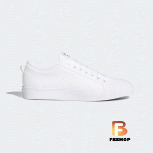 Giày Sneaker Adidas Nizza Trefoil White | Phiên bản thời trang
