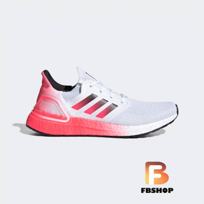Giày Sneaker Adidas Ultraboost 20 Trắng hồng