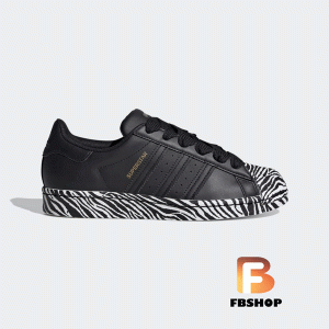 Giày Sneaker Adidas Superstar W Black Wild | Phong cách cá tính