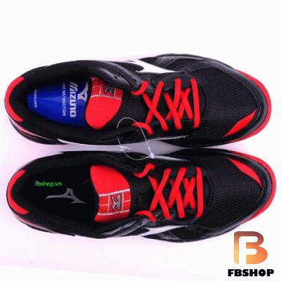 Giày Indoor Mizuno TWISTER 4 đỏ đen