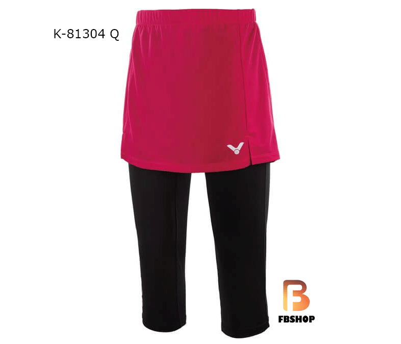 Váy cầu lông victor k81304 - hồng đen