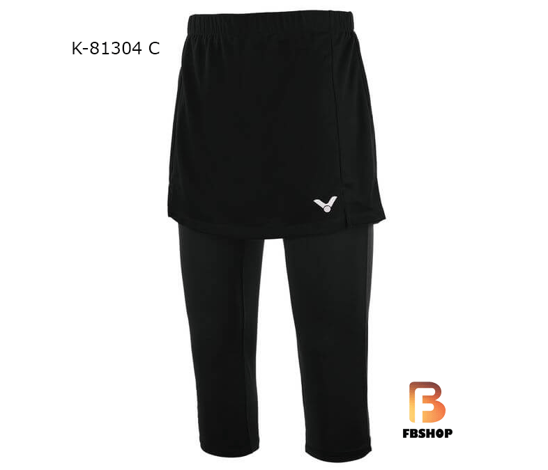 Váy cầu lông victor k81304 - màu đen