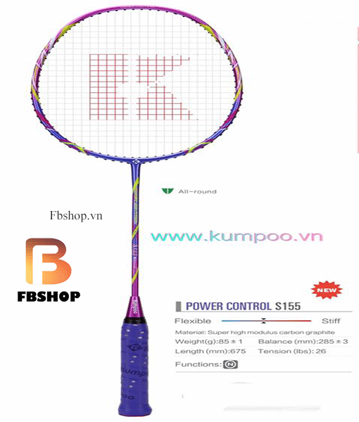 Vot kumpoo power control s155 Vợt kumpoo power control s155