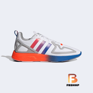Giày Sneaker Adidas ZX 2K Flux White | Kết cấu độc và lạ