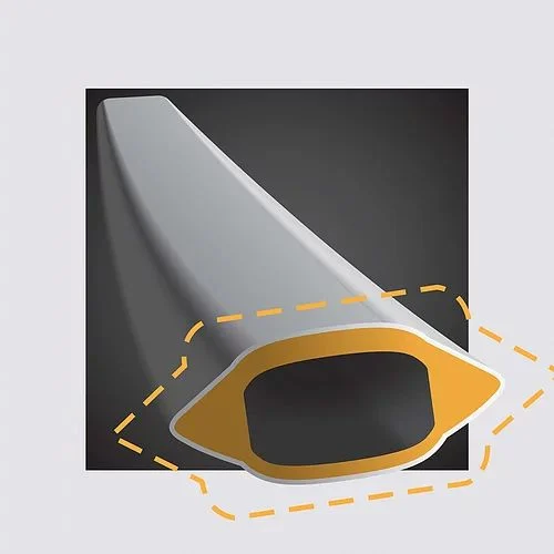 Mô phỏng Công nghệ DUPLEX DESIGN trên vợt Mizuno