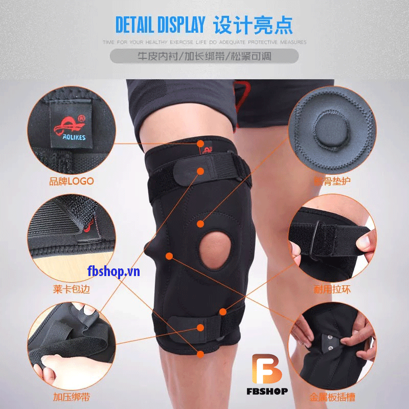 Bó gối Aolikes 616