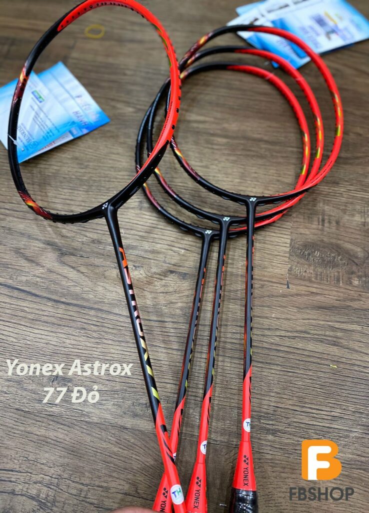 Vợt cầu lông Yonex màu đỏ Astrox 77 2020