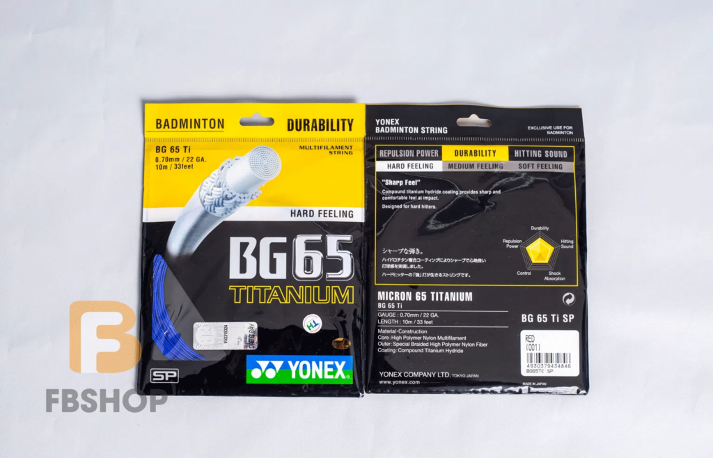 Cước cầu lông Yonex BG 65 Titanium