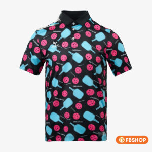 Áo Pickleball Kamito Promatch V1 KMAP241140 - Đen | Đột Phá Phong Cách
