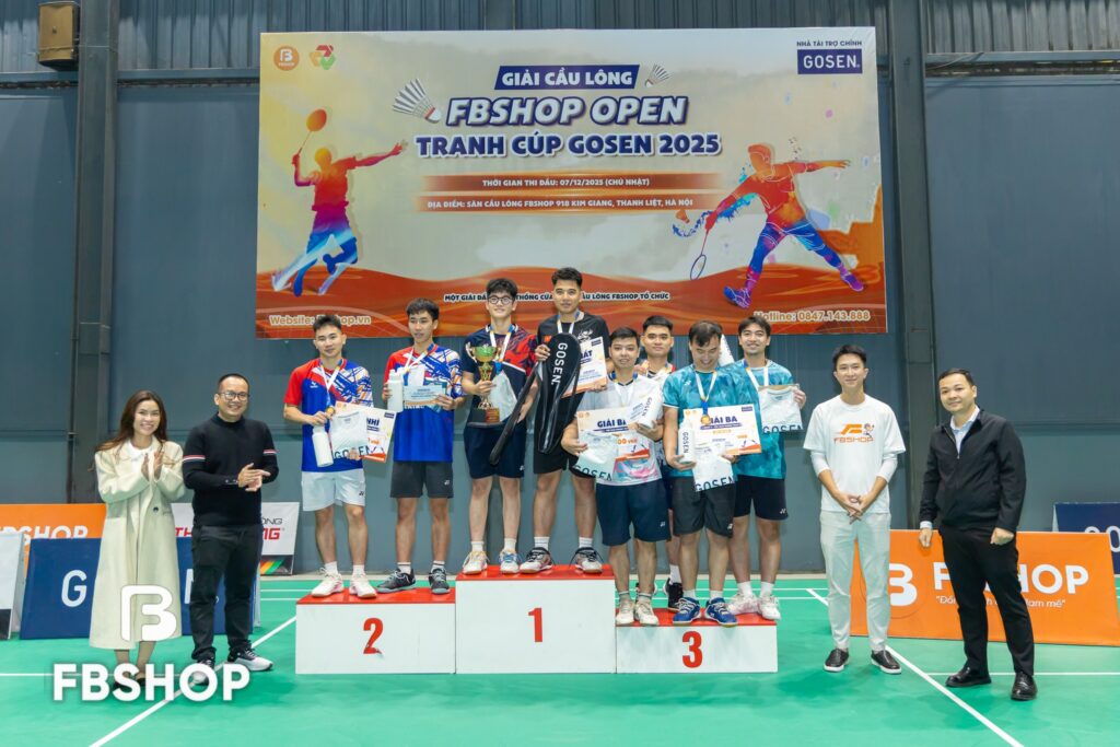 Giải đấu đã tìm ra những tân vương của làng cầu lông phong trào khu vực miền Bắc Việt Nam