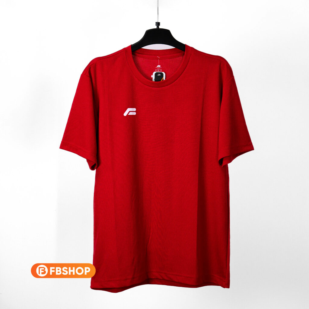 Áo Cầu Lông Fbsport FBS-03 màu sắc thực tế vải mè tổ ong.