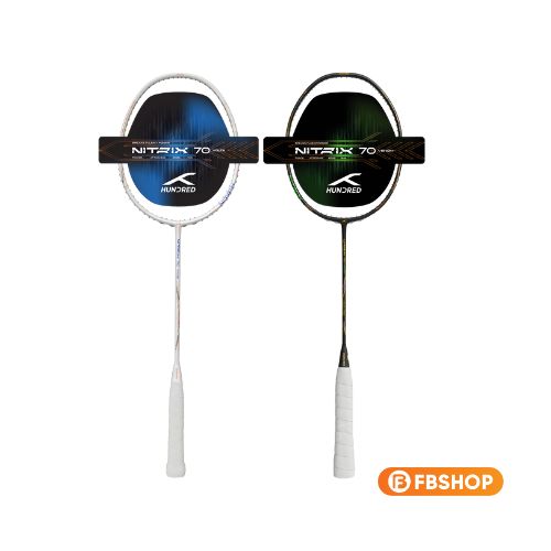 Vợt Cầu Lông Hundred Nitrix 70 Volta (Pro Series) với 2 phiên bản màu tối giản là Đen và Trắng
