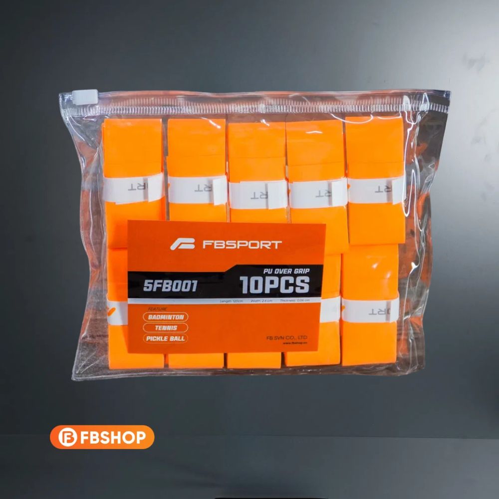 Cuốn cán vợt cầu lông Fbsport có đa dạng mẫu mã, phù hợp với nhiều kích thước tay người chơi