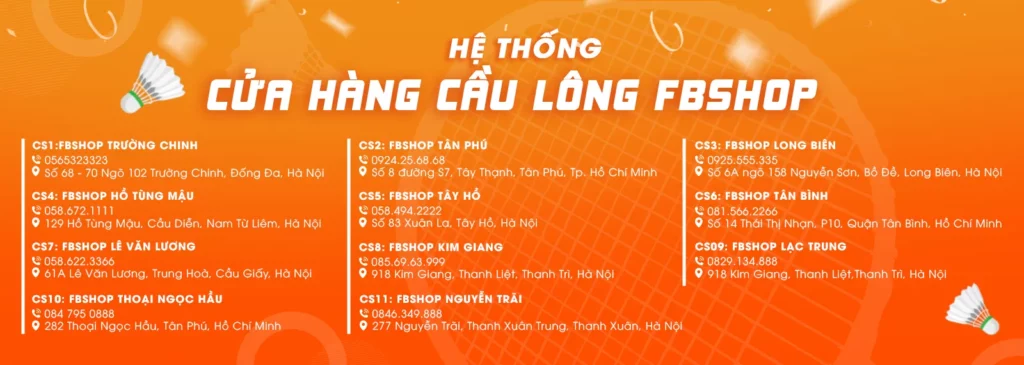Hệ thống cơ sở cửa hàng Fbshop