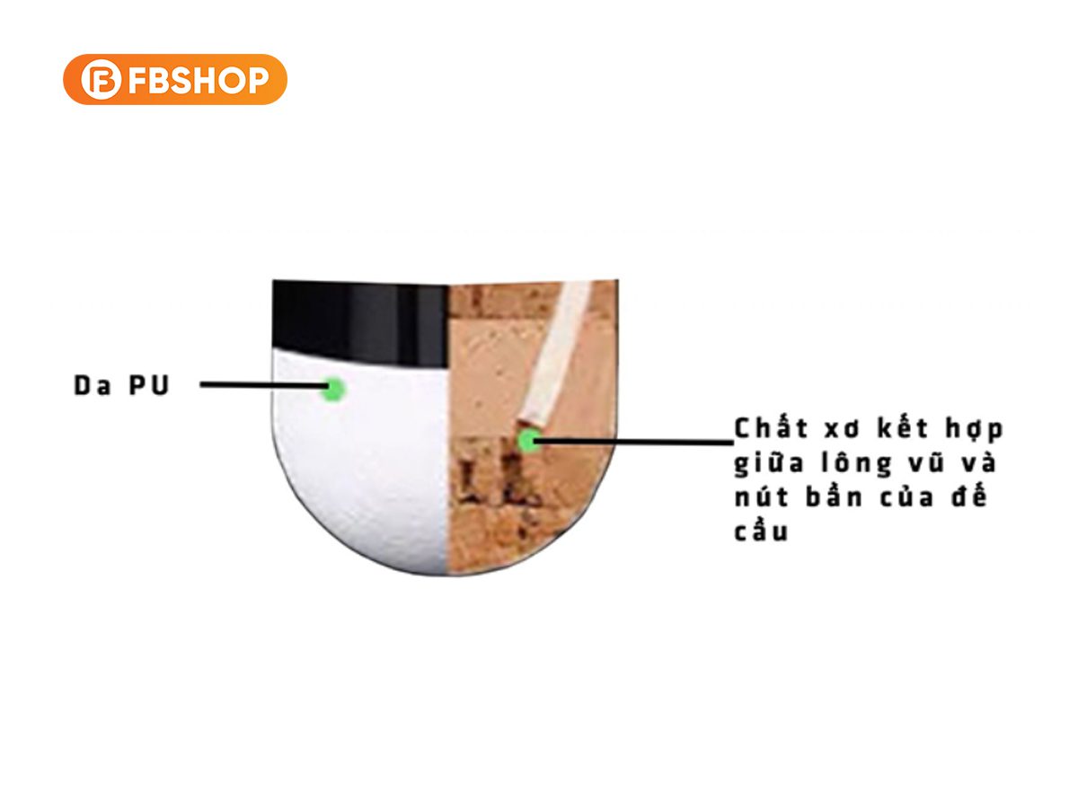 Cấu tạo đế quả cầu lông
