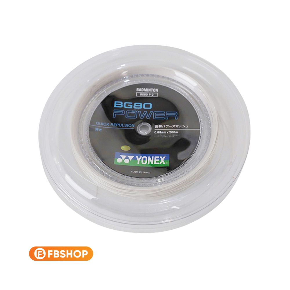 Cước vợt BG80 Power JP sở hữu các thông số ấn tượng Cước vợt BG80 Power JP sở hữu các thông số ấn tượng