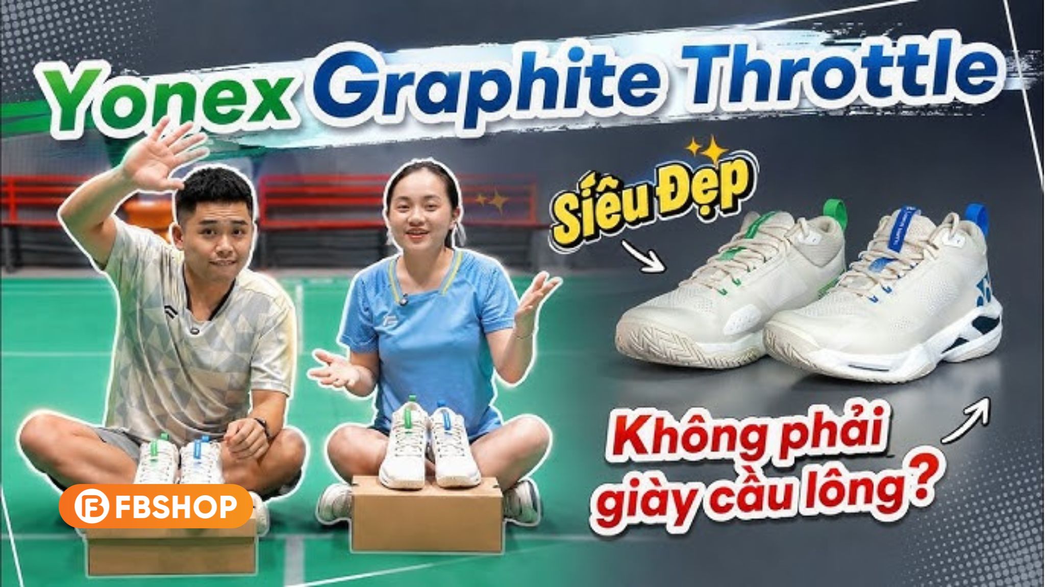 Review Giày Cầu Lông Yonex Graphite Throttle