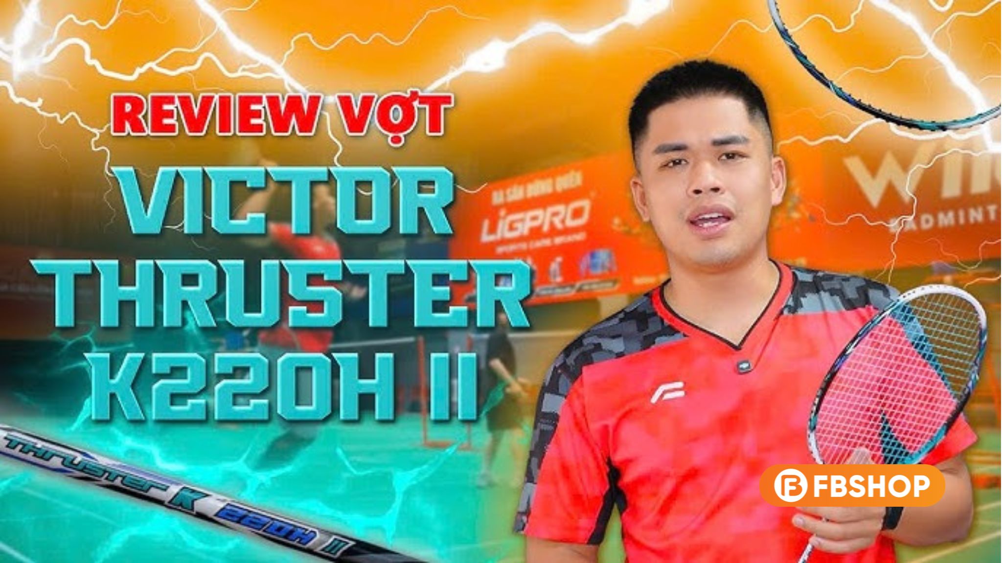 Review Vợt Cầu Lông Victor Thruster K220H II