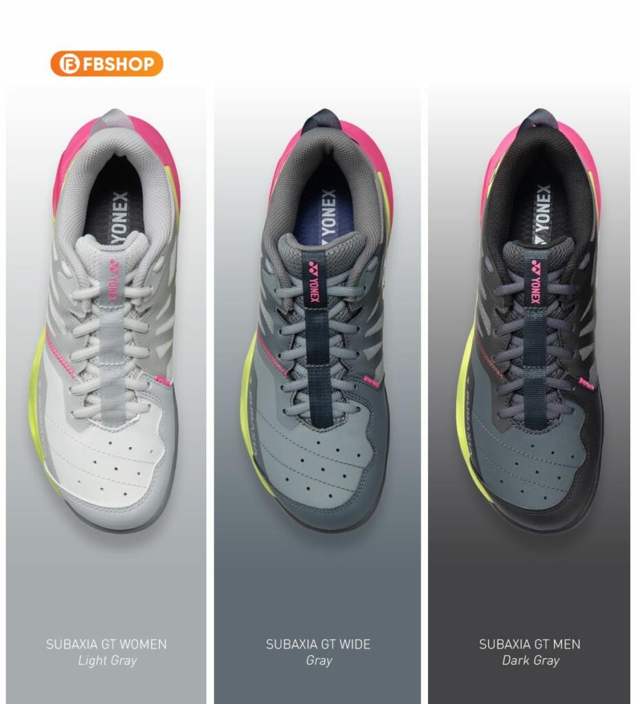 3 phiên bản Men, Women, Wide của giày cầu lông Yonex Subaxia GT