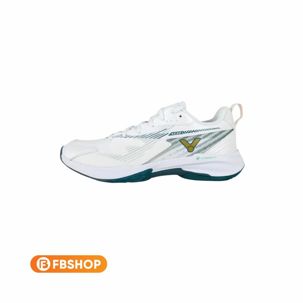 Giày Cầu Lông Victor A690 - Màu Trắng Xanh 